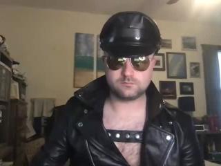 the guy in leather